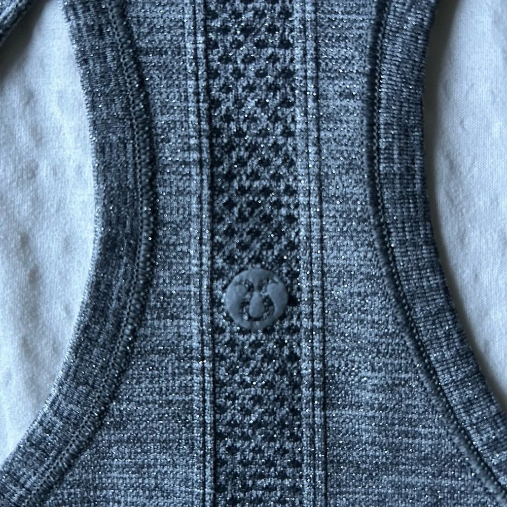 Charcoal Racerback Tank Top - Picture 4 of 6